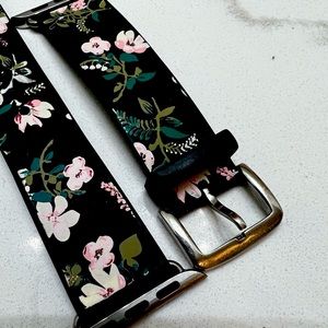 Kate Spade Apple Watch Band Black Floral